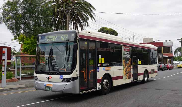 CDC Melbourne Mercedes O500LE Volgren Optimus 23